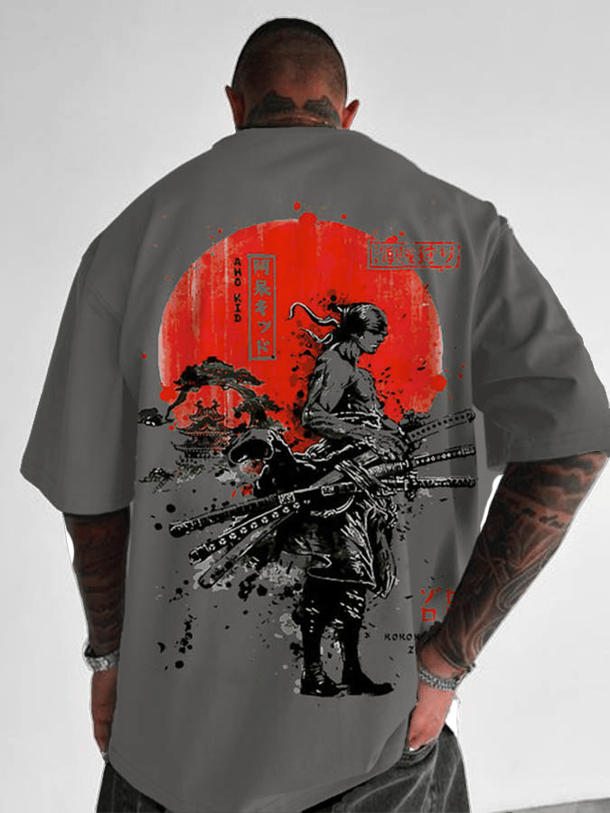 Japan Summer Clothing Women - ワンピースアクションアニメゾロプリント男性女性綿 Tシャツ原宿 Y2K ストリート夏カジュアルグラフィック特大 Tシャツトップス
