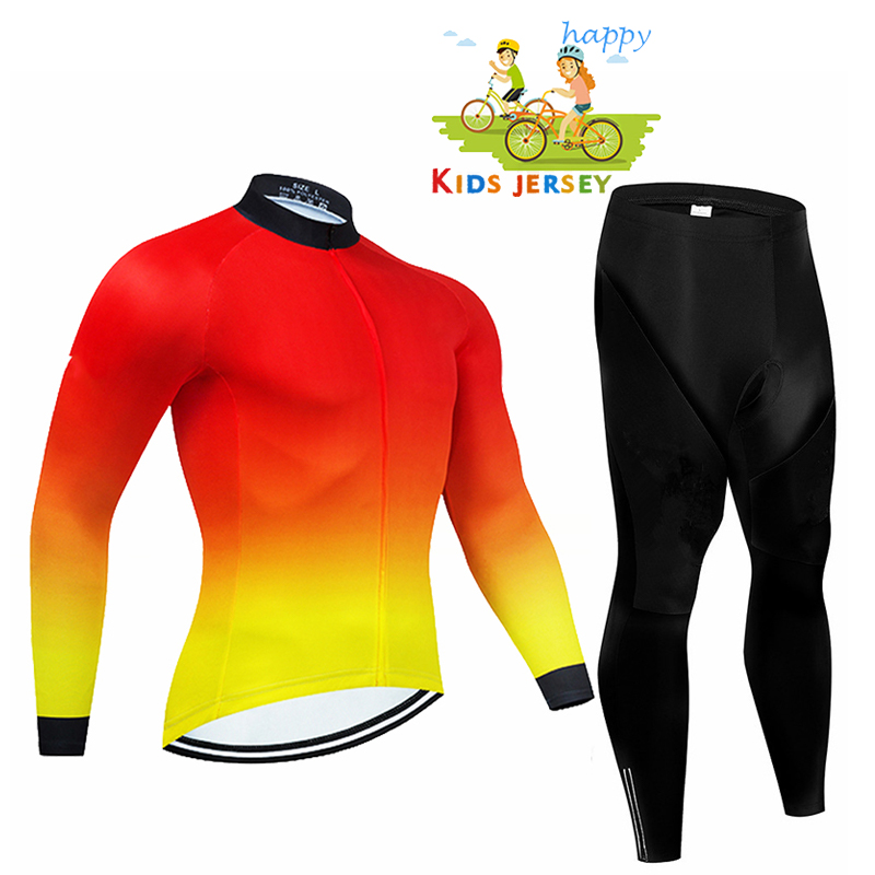 Summer Clothing Kids Sale - 子供用長袖サイクリングジャージ,男の子と女の子用の通気性のあるサイクリングウェアセット,mtb,2022年夏