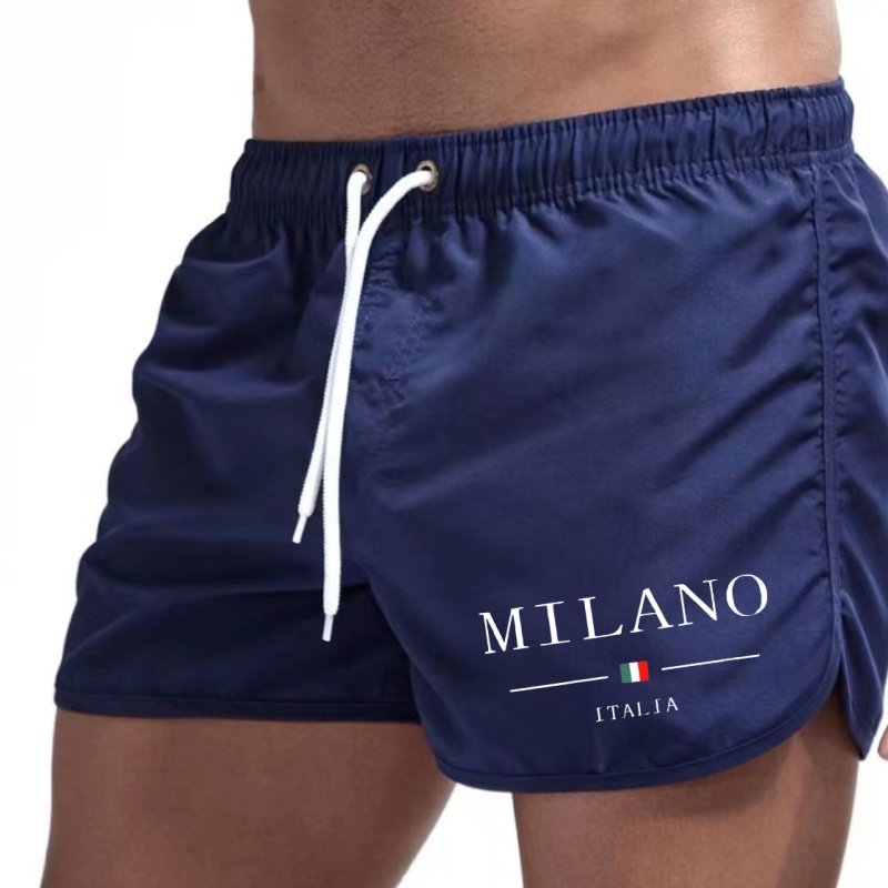 Board Short Surf - 夏用メンズ速乾ビーチショーツ、都会風プリント、ジョギング、カジュアル、水泳パンツ、軽量サーフパンツ