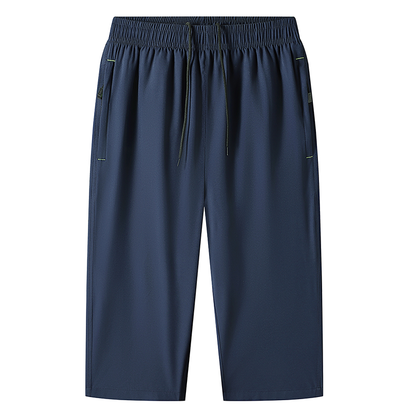 Summer Clothing Men 2025 - 2025 夏カーフレングスパンツ男性大きいサイズ 8xl 原宿ルーズフィットストレッチスポーツカジュアルパンツ男性服 7XL 6XL