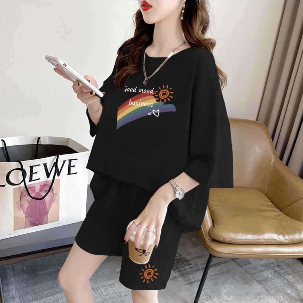 Summer Clothing For Women - ファッションレディースサマーショートパンツセット、スポーツウェア、オーバーサイズ半袖Tシャツ、2ピースセット、スポーツウェア、レディースカジュアルウェア