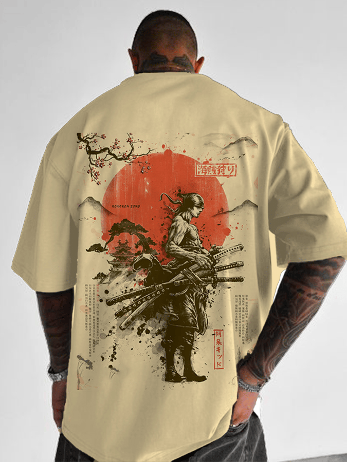 ワンピースアクションアニメゾロプリント男性女性綿 Tシャツ原 - Japan Summer Clothing Women のレビューと価格