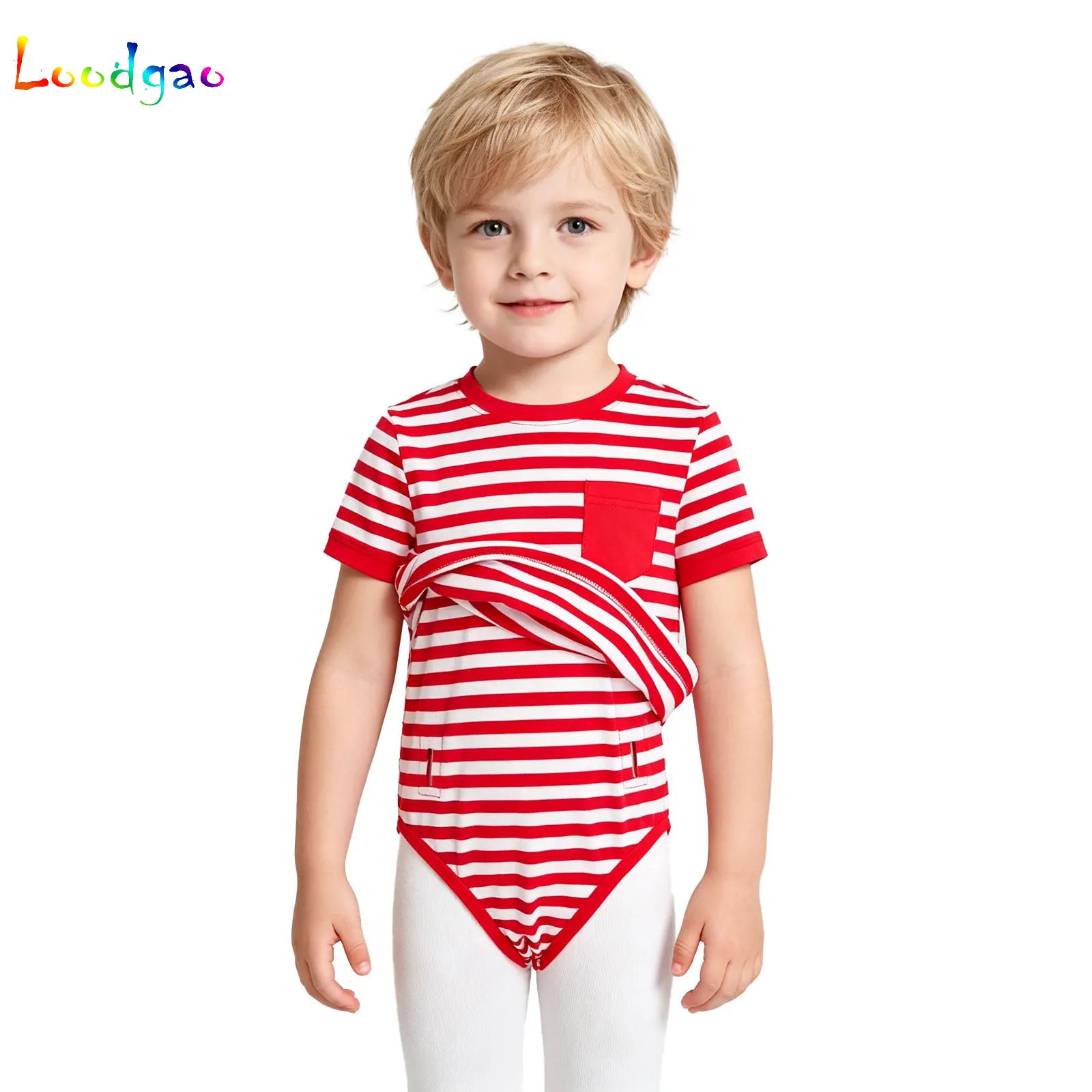 子供用特別ニーズ対応アダプティブレオタード服 半袖 2-in - Summer Clothing Needs のレビューと価格