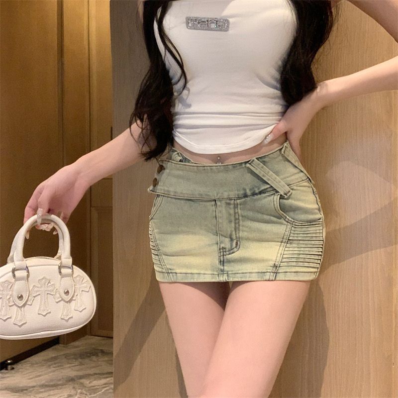 2026 夏新作 Y2k ミニスカート 伸縮性のある透け防止 - Summer Clothing Drop のレビューと価格