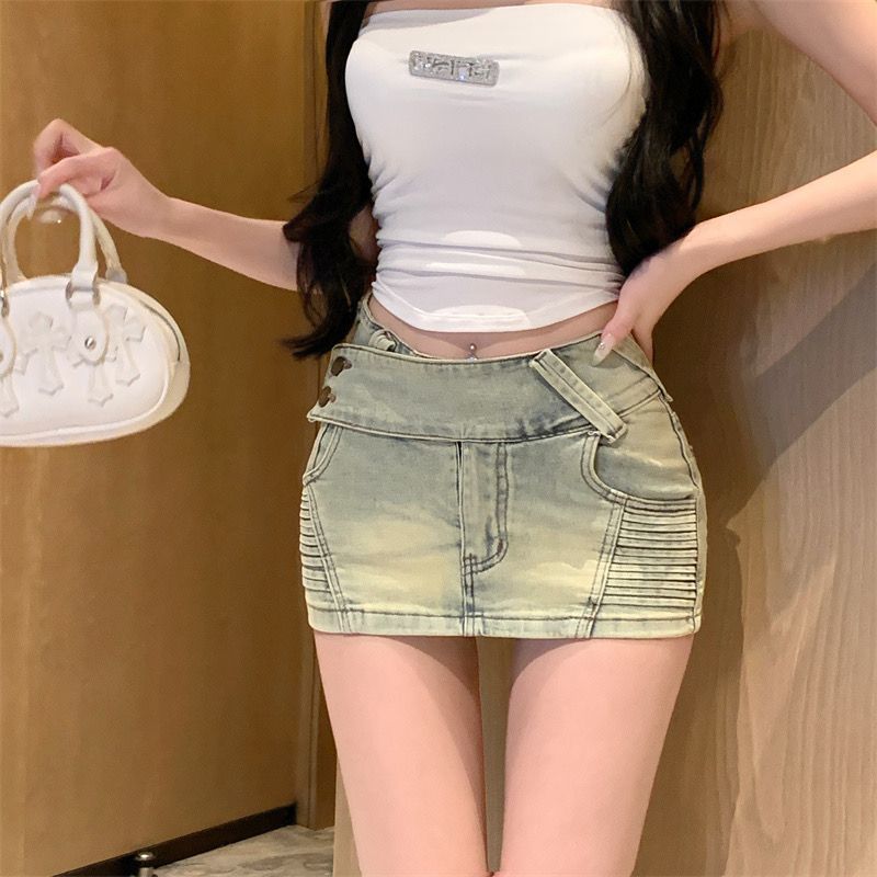 2026 夏新作 Y2k ミニスカート 伸縮性のある透け防止 - Summer Clothing Drop のレビューと価格