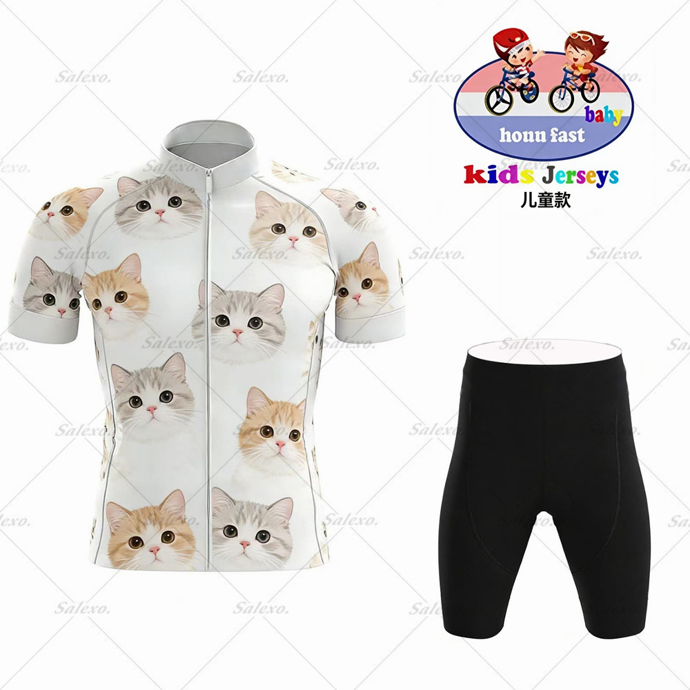 ベビー 2026 キッズサイクリングジャージセット男の子女の - Summer Clothing Kids Sale のレビューと価格