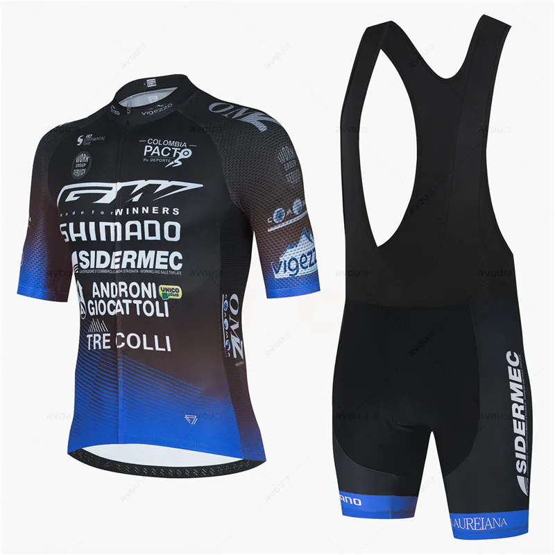 速乾性サイクリングジャージセット、夏用ウェア、MTBバイクウ - Summer Clothing Men 2025 のレビューと価格