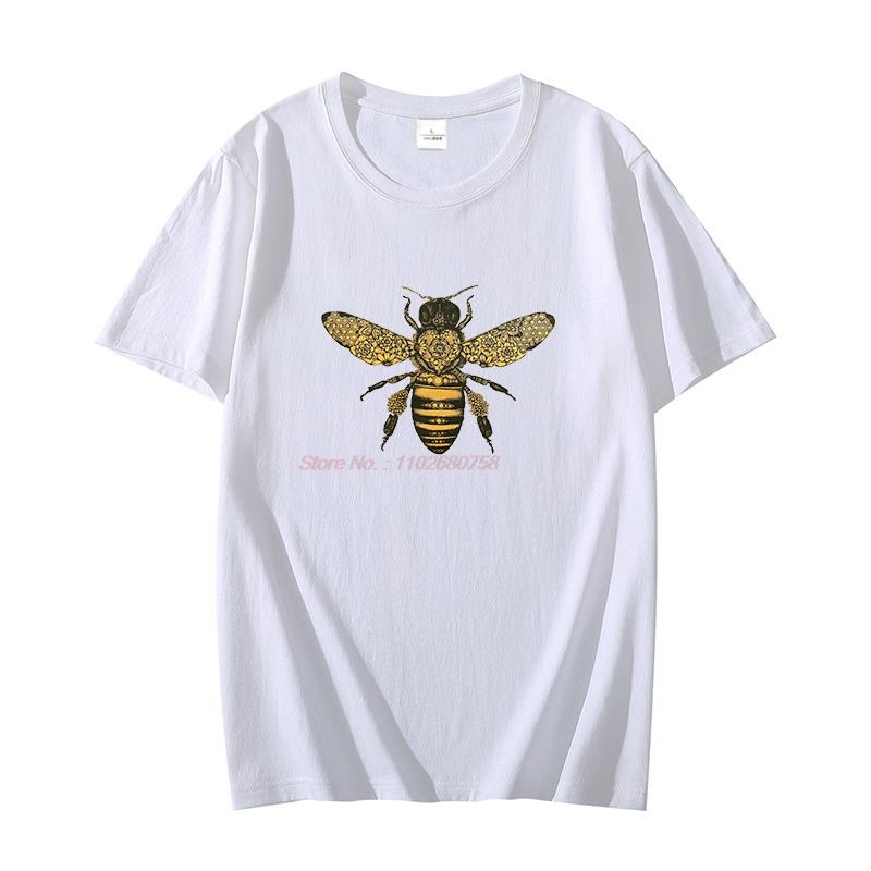 メンズ半袖Tシャツ,ユーモラスなミツバチの描画,描画,サイズ - Summer Clothing Drawing のレビューと価格