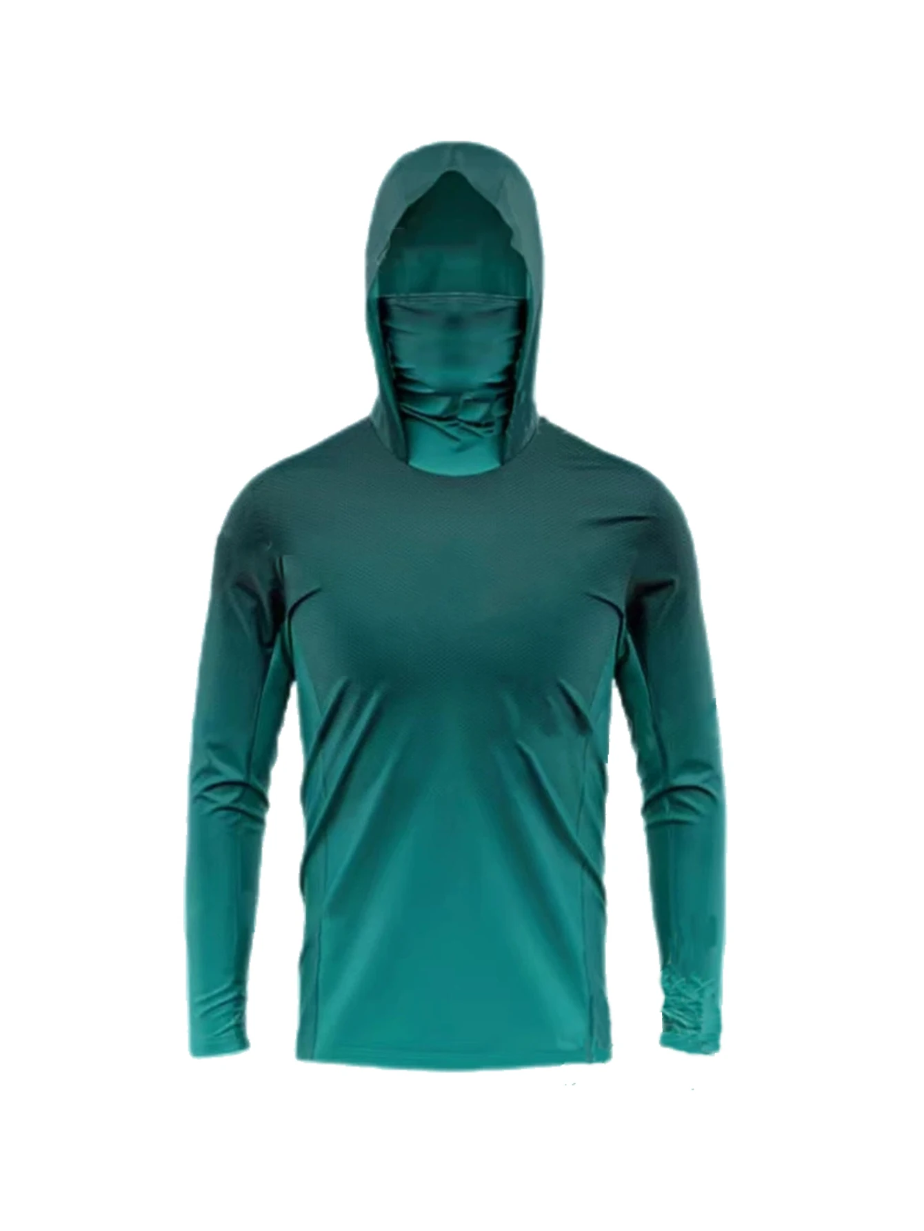 メンズ長袖フィッシングフーディーマスク、UVカット日焼け防止 - Summer Clothing Men のレビューと価格