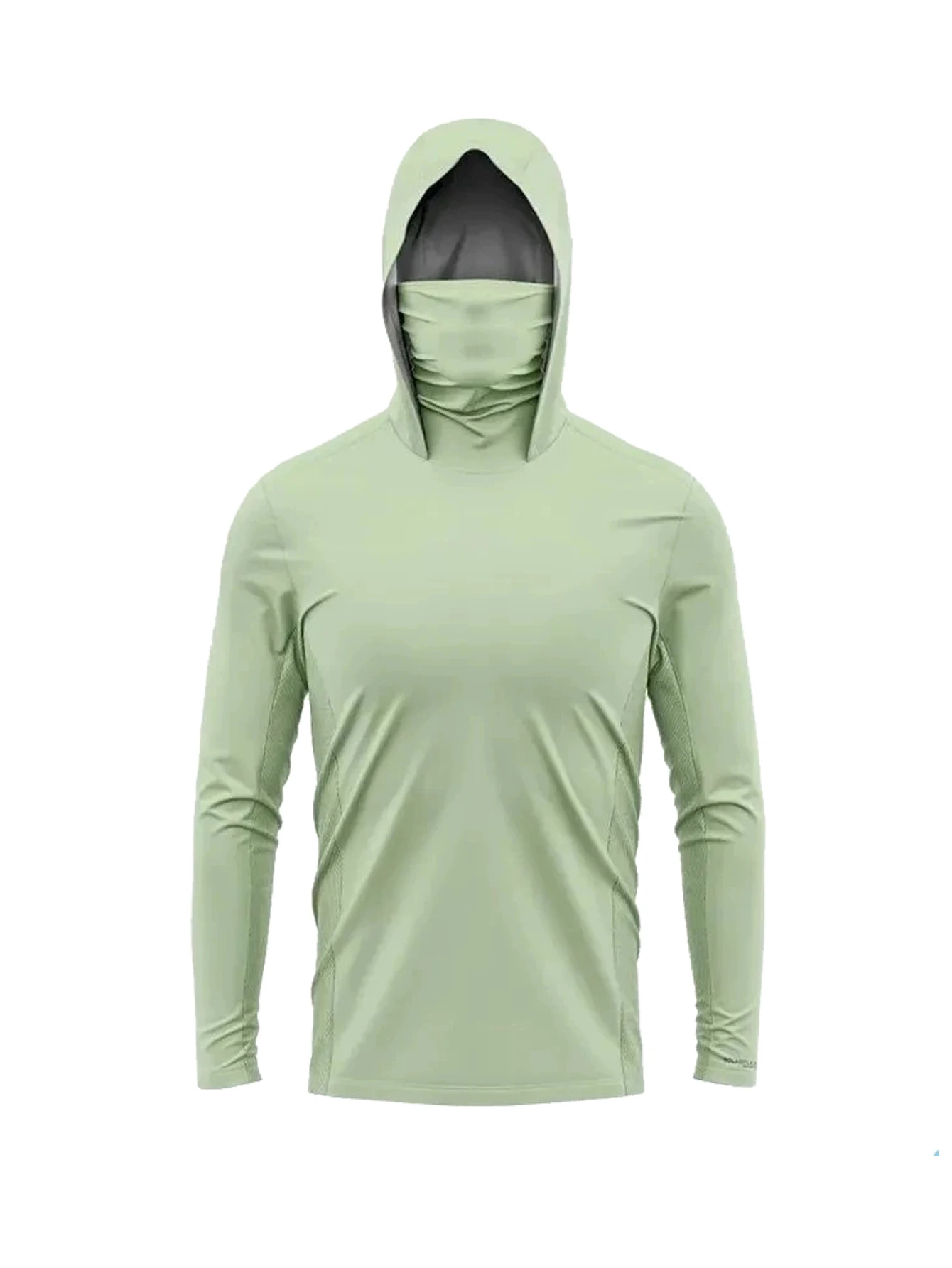 メンズ長袖フィッシングフーディーマスク、UVカット日焼け防止 - Summer Clothing Men のレビューと価格