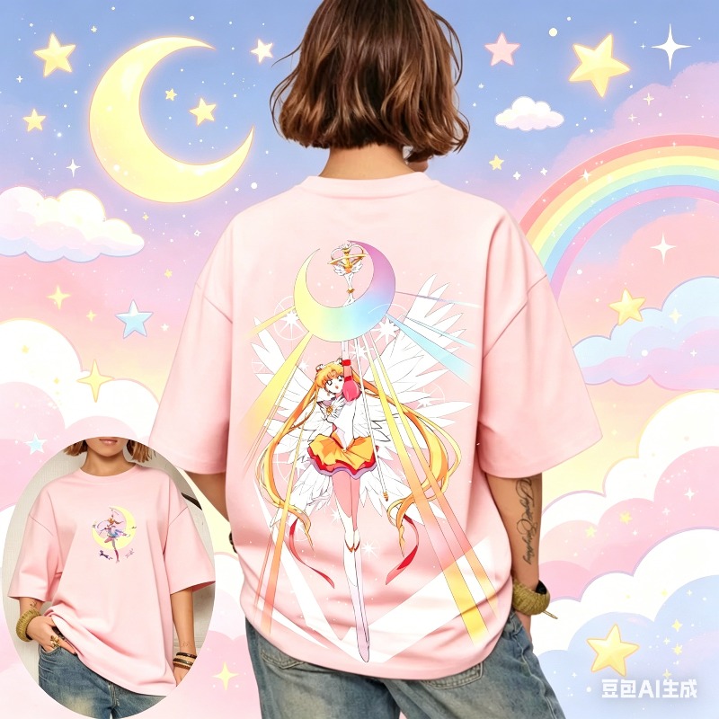 2026 新セーラームーンセレナカジュアル女性親子トレンド半 - Japan Summer Clothing Women のレビューと価格