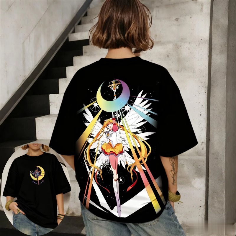 2026 新セーラームーンセレナカジュアル女性親子トレンド半 - Japan Summer Clothing Women のレビューと価格