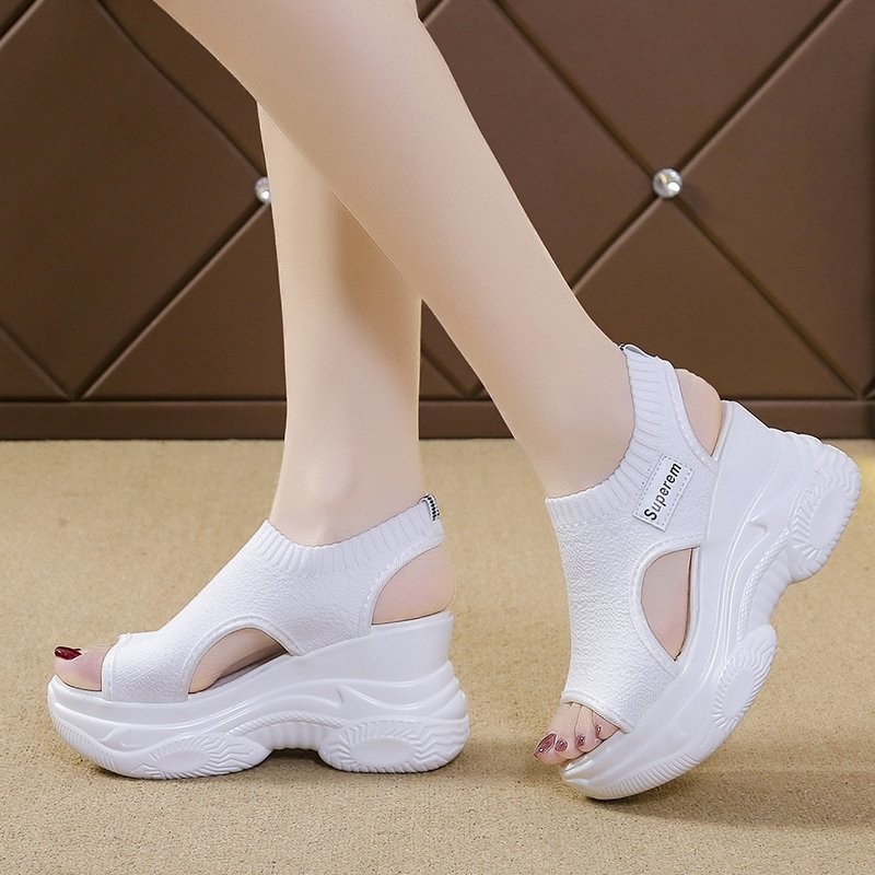 2025年夏 レディース ウェッジヒール サンダル 伸縮性の - Summer Cloth のレビューと価格