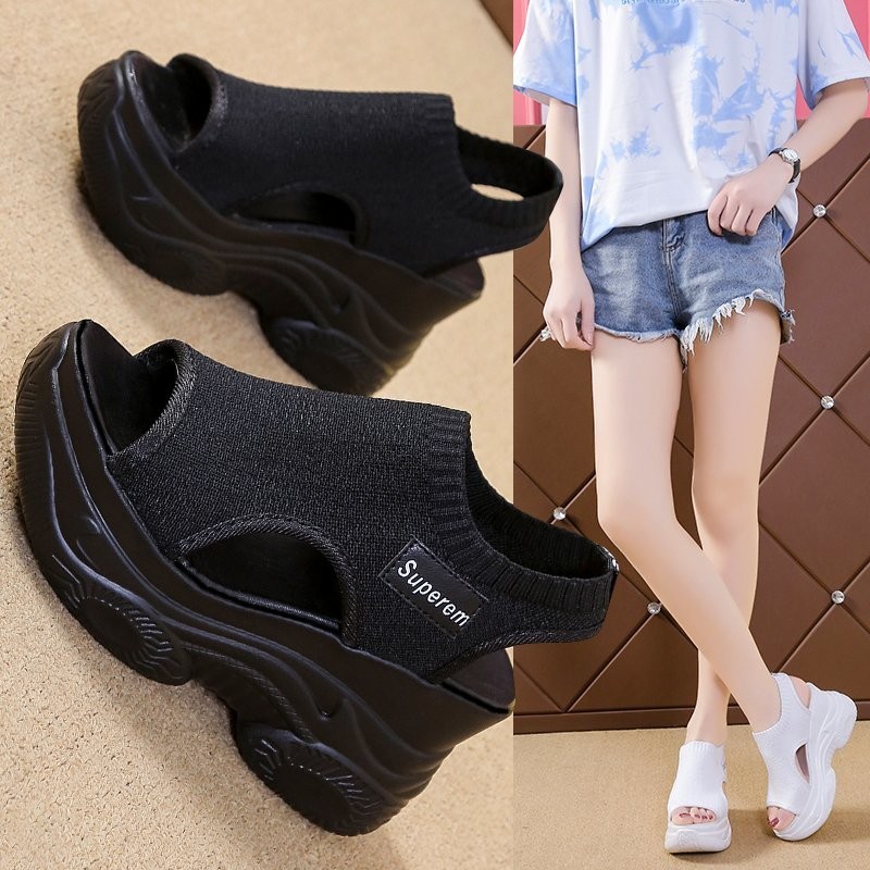 2025年夏 レディース ウェッジヒール サンダル 伸縮性の - Summer Cloth のレビューと価格