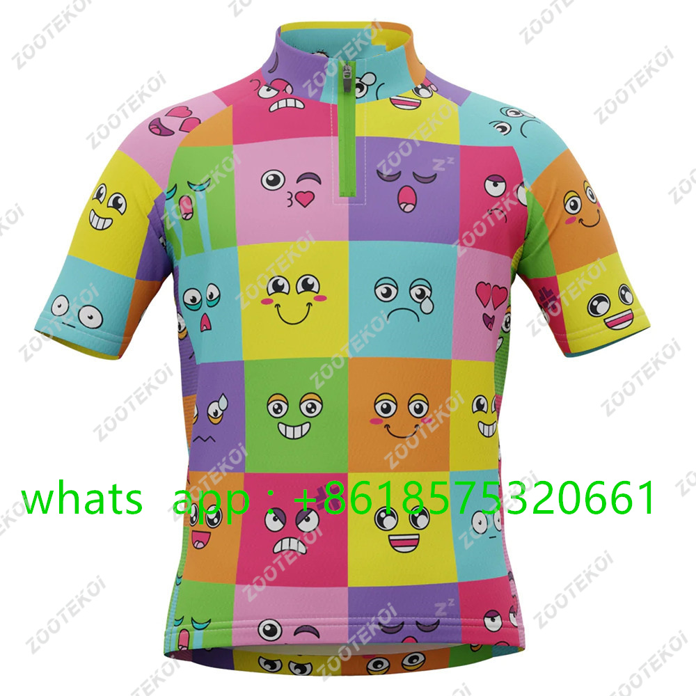 2023子供サイクリング服ボーイズ半袖夏バイクジャージ自転車 - Summer Clothing Kids Sale のレビューと価格