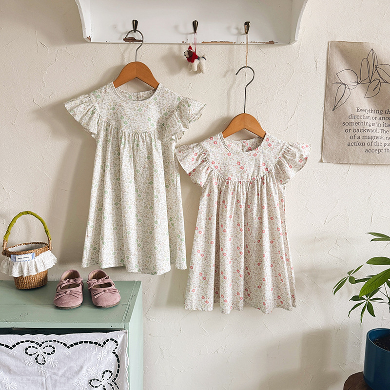 2026年夏のホットセール！新作子供服、花柄ラウンドネックガ - Summer Clothing Kids Sale のレビューと価格