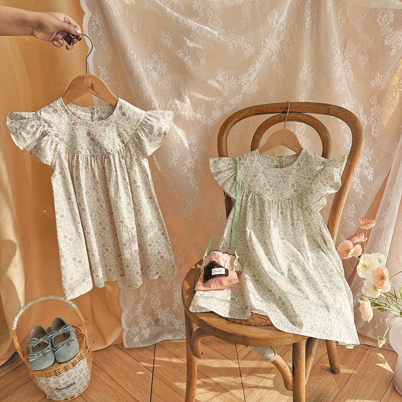 2026年夏のホットセール！新作子供服、花柄ラウンドネックガ - Summer Clothing Kids Sale のレビューと価格