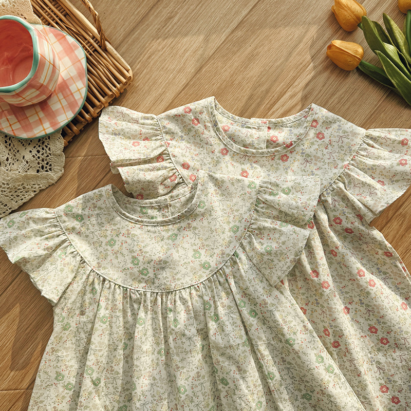2026年夏のホットセール！新作子供服、花柄ラウンドネックガ - Summer Clothing Kids Sale のレビューと価格