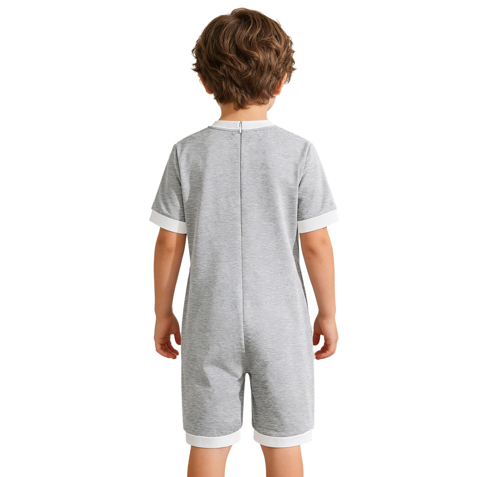 子供用特殊ニーズ対応服、脱ぎにくい背中ジッパー付きジャンプス - Summer Clothing Needs のレビューと価格