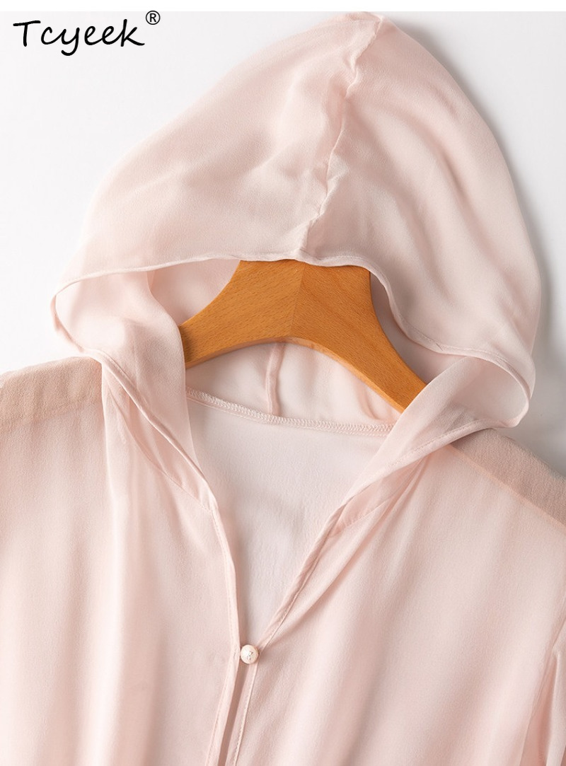 Tcyeek 100% 本物の桑シルク女性トップス 2026 - Summer Clothing For Women のレビューと価格