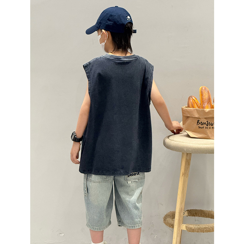 Baoduo 子供服子供夏服男の子プリントベスト夏薄い 20 - Summer Clothing Drawing のレビューと価格