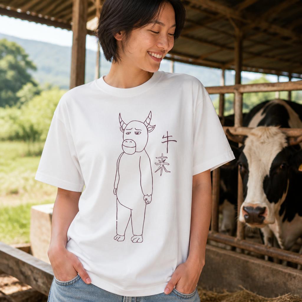 Niu Lai Drawing メンズ Tシャツ 100%  - Summer Clothing Drawing のレビューと価格