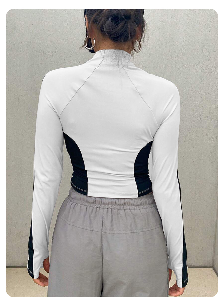 ヨガウェア スタンドアップカラージャケット アウトドアスポー - Summer Clothing For Women のレビューと価格