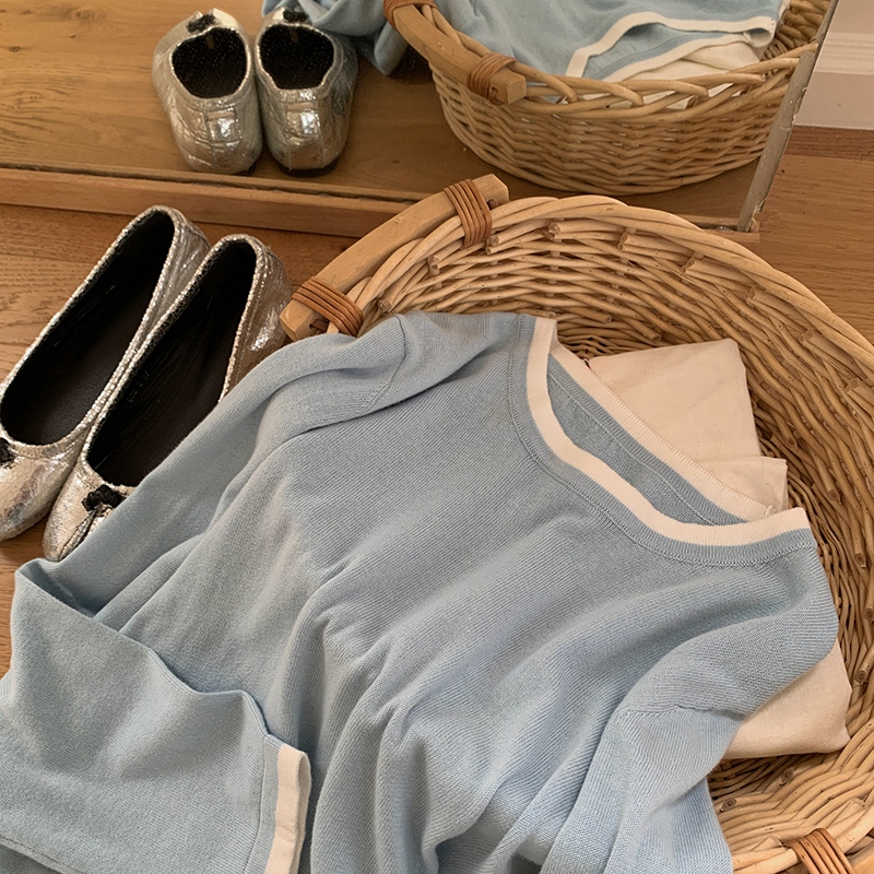 100%コットン製 レディース Oネック カラーブロック 長 - Summer Clothing For Women のレビューと価格