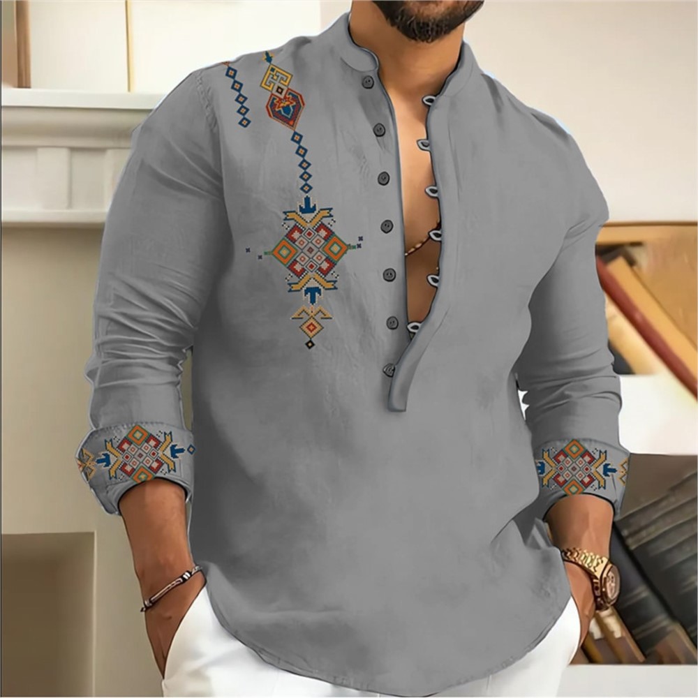 2025年夏 メンズ ハワイアンシャツ 長袖 オーバーサイズ - Summer Clothing Men 2025 のレビューと価格