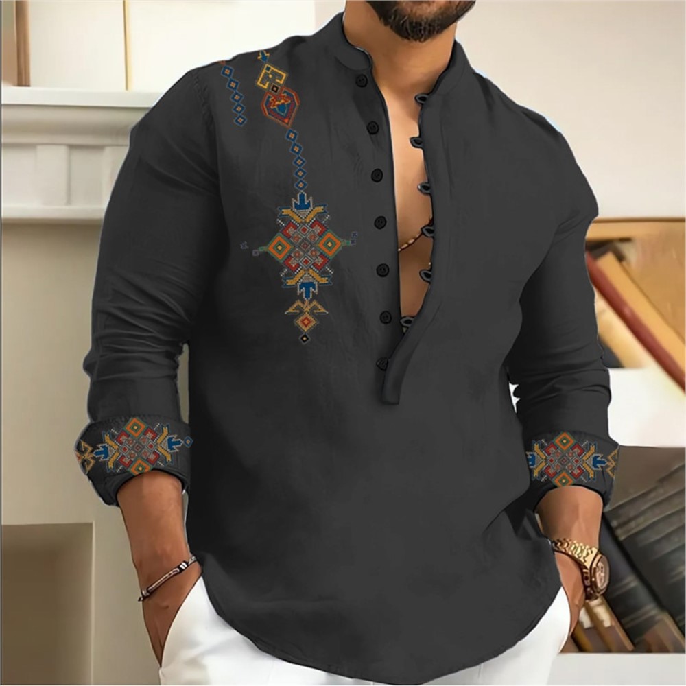 2025年夏 メンズ ハワイアンシャツ 長袖 オーバーサイズ - Summer Clothing Men 2025 のレビューと価格
