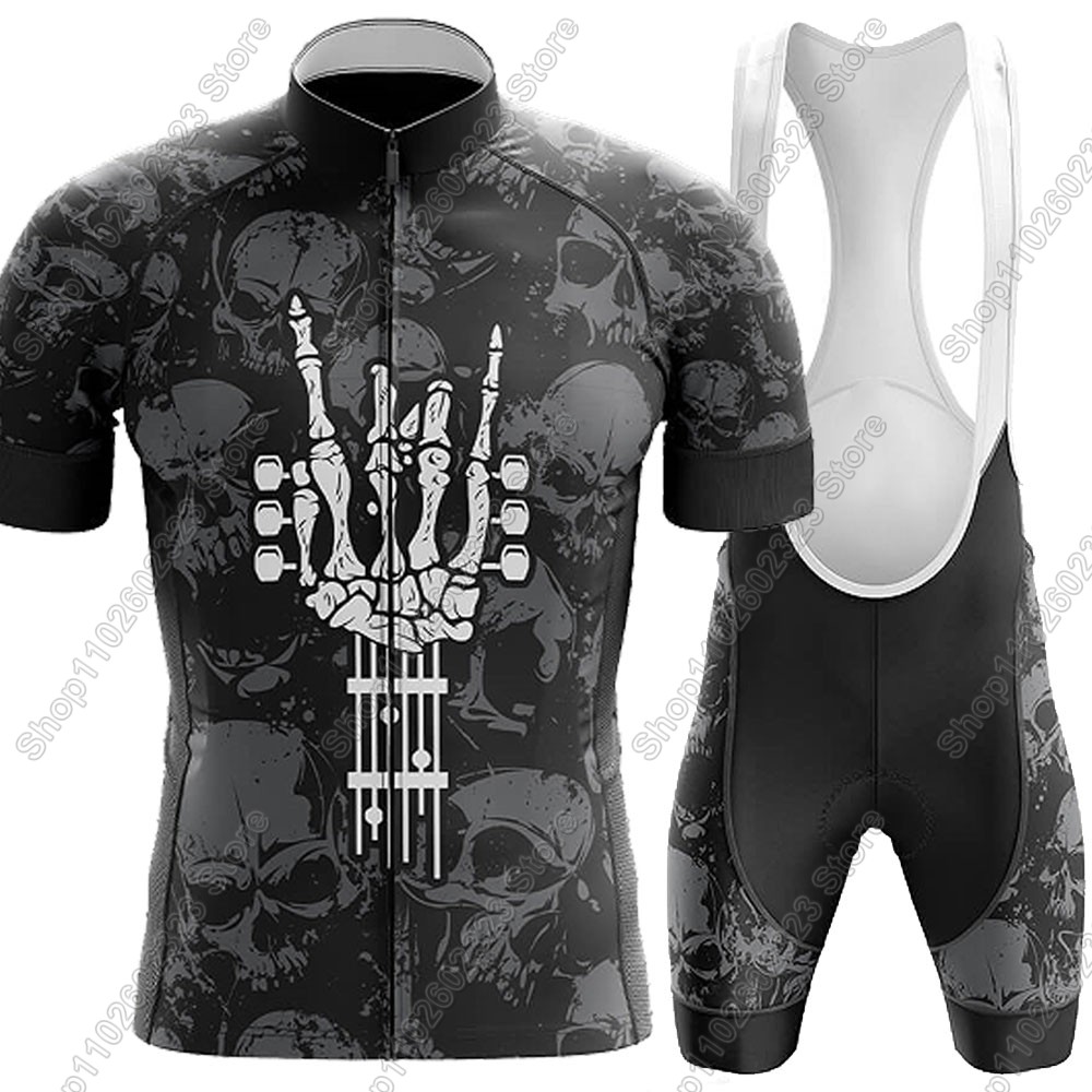 ロックンロールサイクリングジャージ 2025 セット夏の自転 - Summer Clothing Men 2025 のレビューと価格
