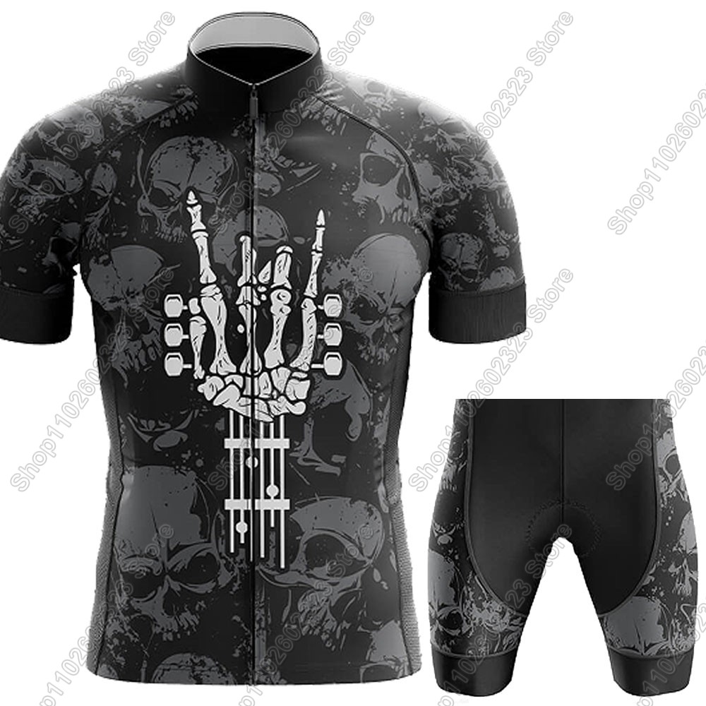 ロックンロールサイクリングジャージ 2025 セット夏の自転 - Summer Clothing Men 2025 のレビューと価格