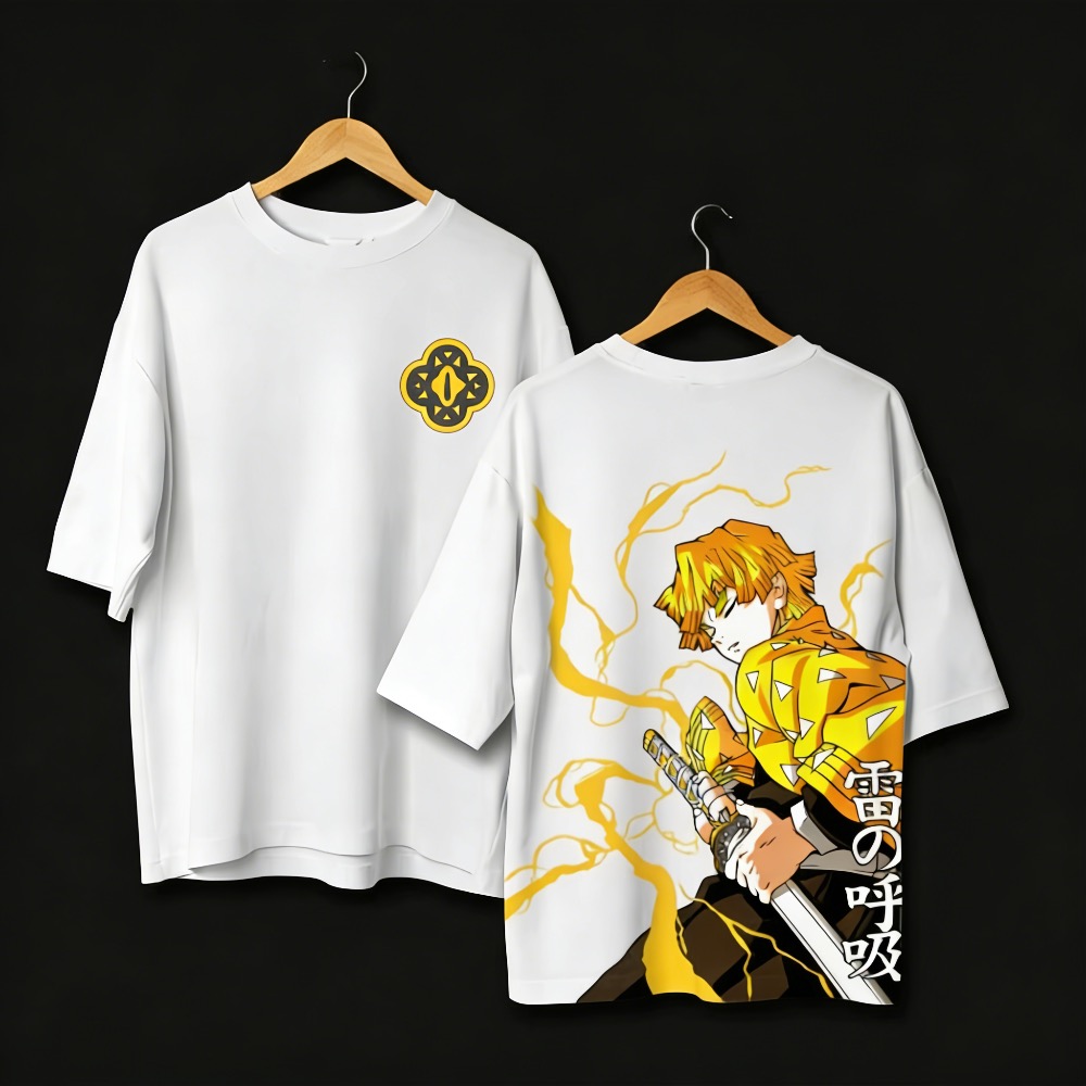 プラスサイズデーモンスレイヤーアニメプリント男性、女性 Tシ - Japan Summer Clothing Women のレビューと価格