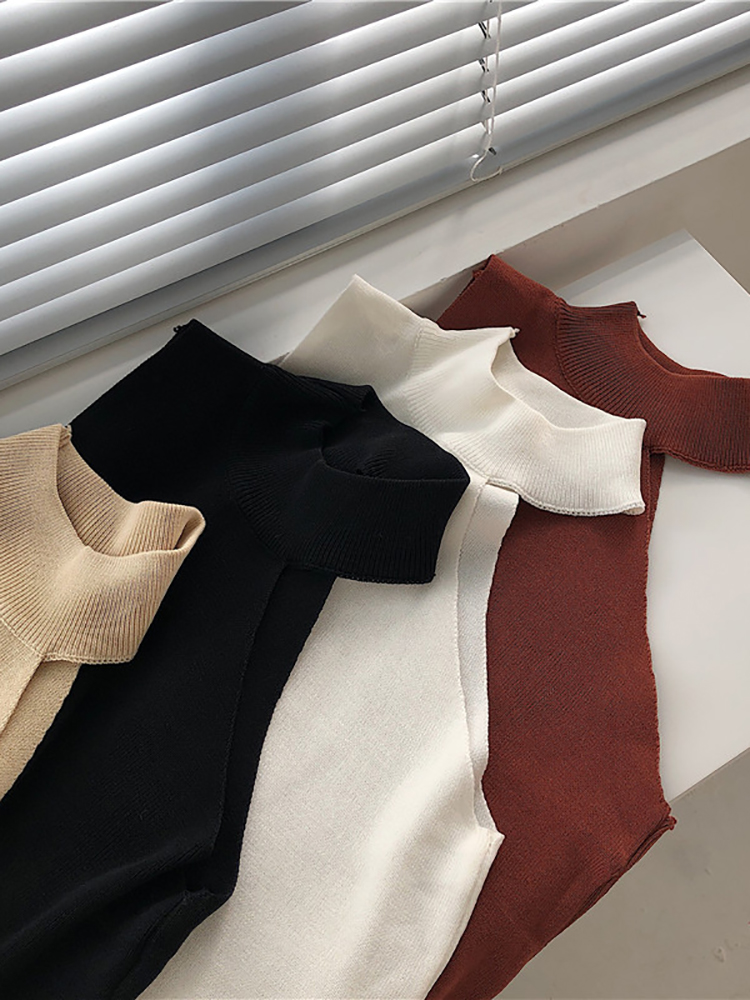女性のニットセーター,裸の肩のセーター,ノースリーブ,タート - Summer Jumper Clothing のレビューと価格