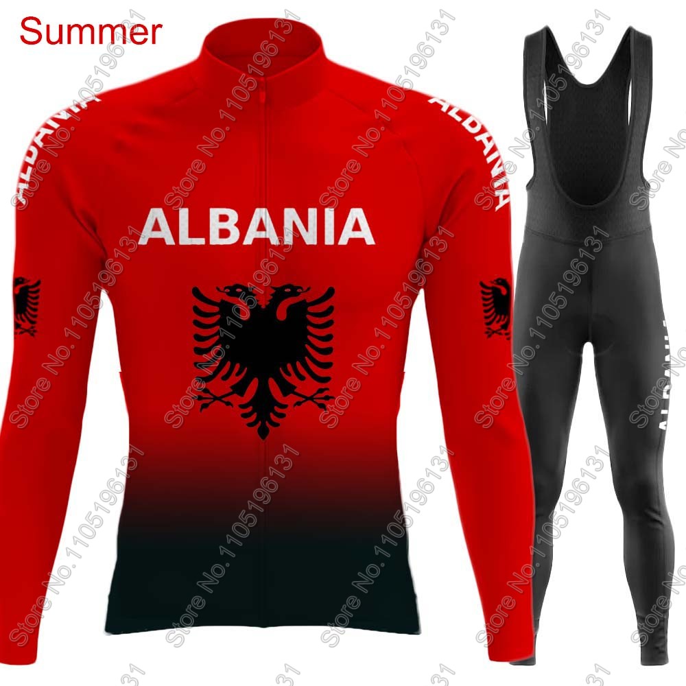 アルバニア代表チーム 2026 サイクリングジャージセット  - Summer Clothing Men 2025 のレビューと価格