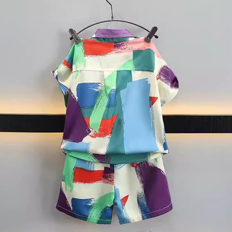 新しい夏のベビー服スーツ子供男の子シャツショーツ 2 ピース - Summer Clothing Drawing のレビューと価格