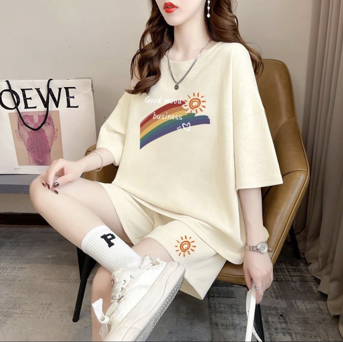 ファッションレディースサマーショートパンツセット、スポーツウ - Summer Clothing For Women のレビューと価格